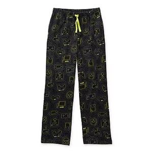 NWT Thereabouts Boy Pajama Pants - Neon Gamer - Size XS